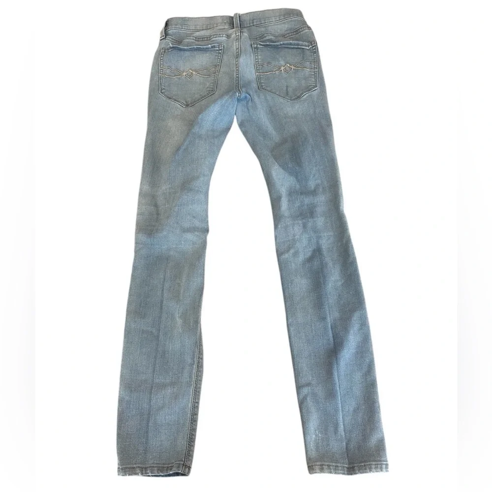 Mudd Low Rise Distressed Skinny Jeans - Womens Size 5 - 5/27 Light Wash